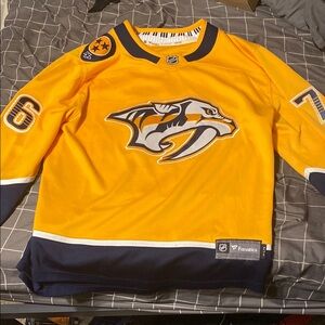 Fanatics Yellow Kids Nashville Predators Jersey